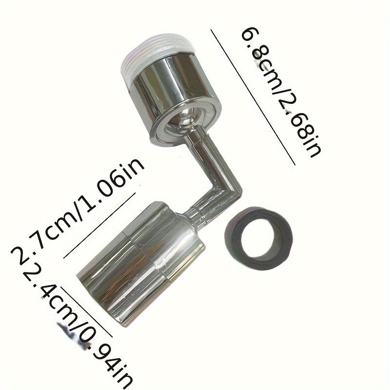1pc Faucet Washbasin, 720 Degree Rotatable Splash-proof Water Kitchen Bathroom Extension, Water Saving Mouthwash Aerator